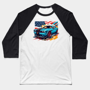 Dodge Challenger Baseball T-Shirt